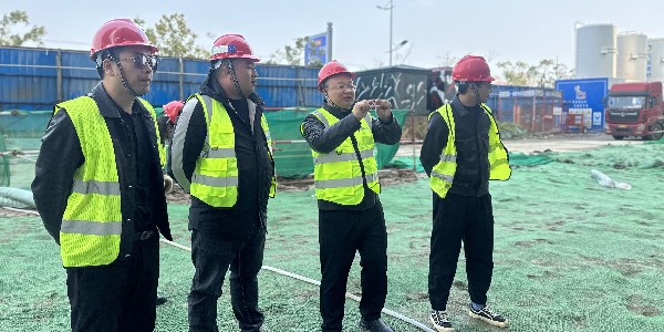 【918博天堂科技】领导深入施工现场视察指导工作